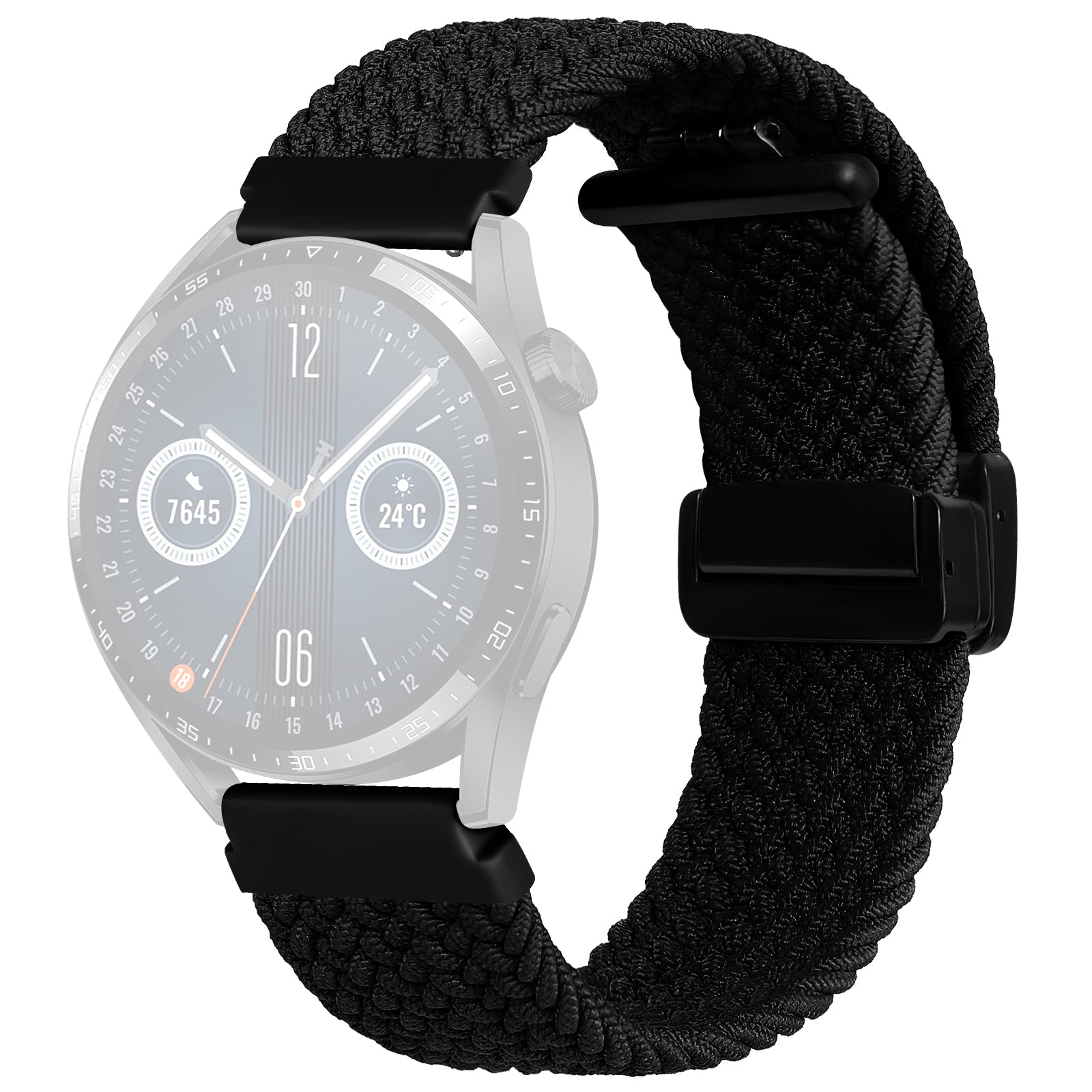 For Garmin Forerunner 265 255 Vivoactive 4 Venu 2 Nylon Watch Strap 22mm Replacement Watchband with Folding Buckle For Garmin Forerunner 265 255 Vivoactive 4 Venu 2 Nylon Watch Strap 22mm Replacement Watchband with Folding Buckle